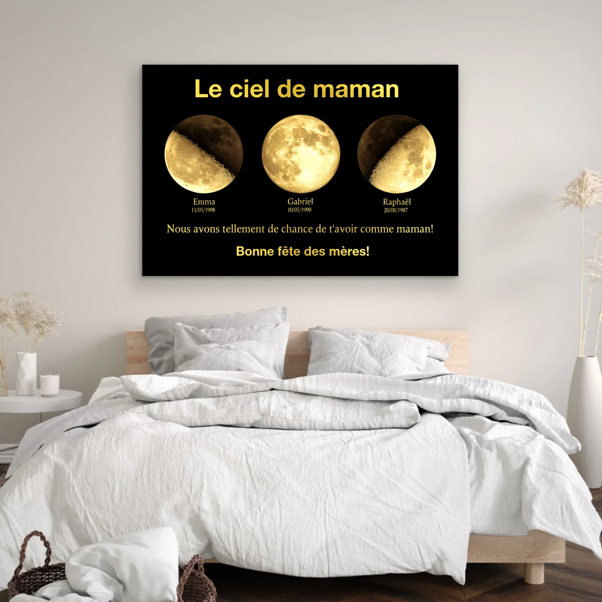 Toile personnalisée "L'univers de maman" - Image 4