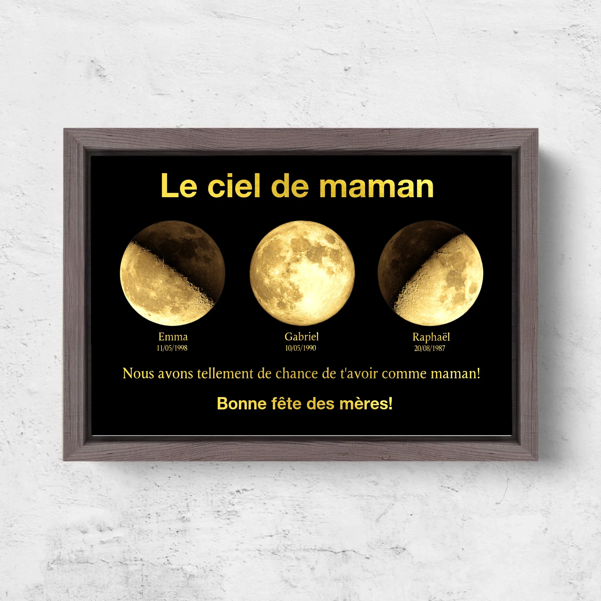 Toile personnalisée "L'univers de maman" - Image 6