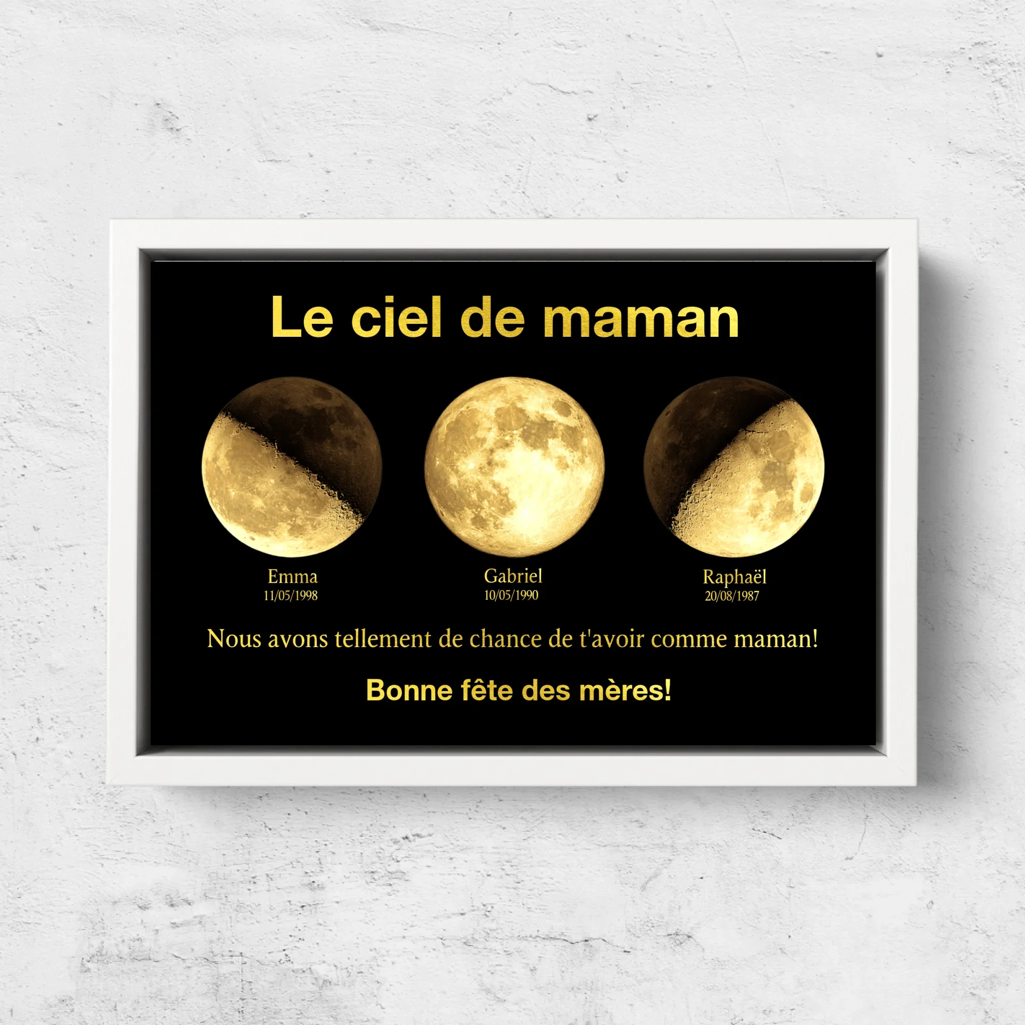 Toile personnalisée "L'univers de maman" - Image 7