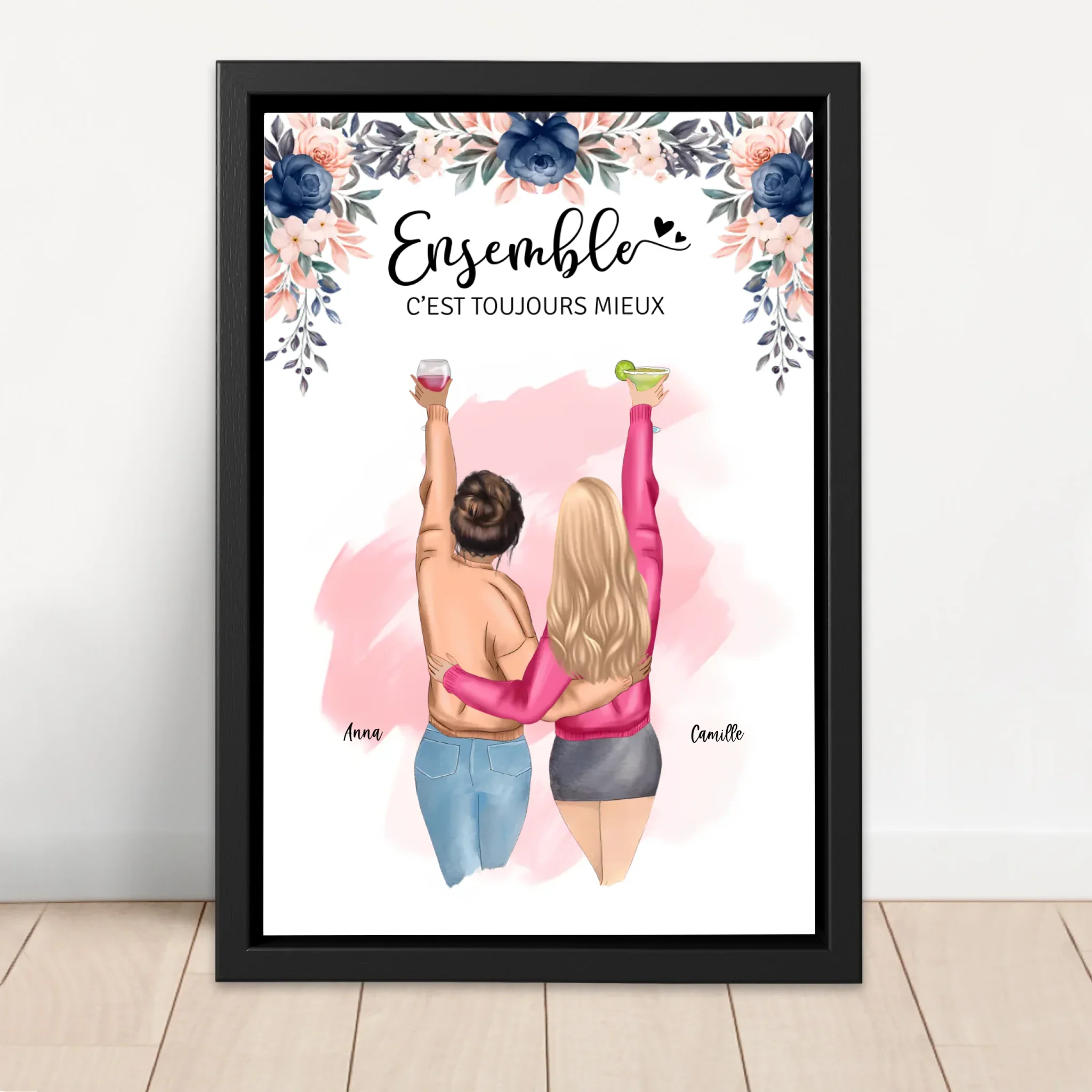 Toile personnalisée – Meilleurs amis pour toujours - Image 4