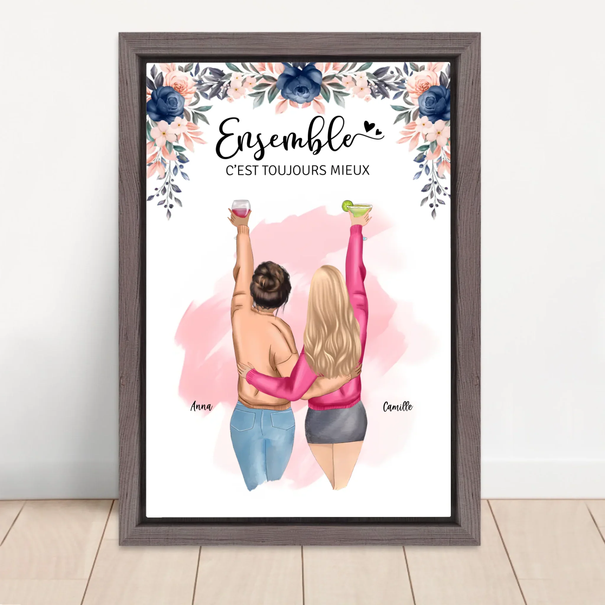 Toile personnalisée – Meilleurs amis pour toujours - Image 5