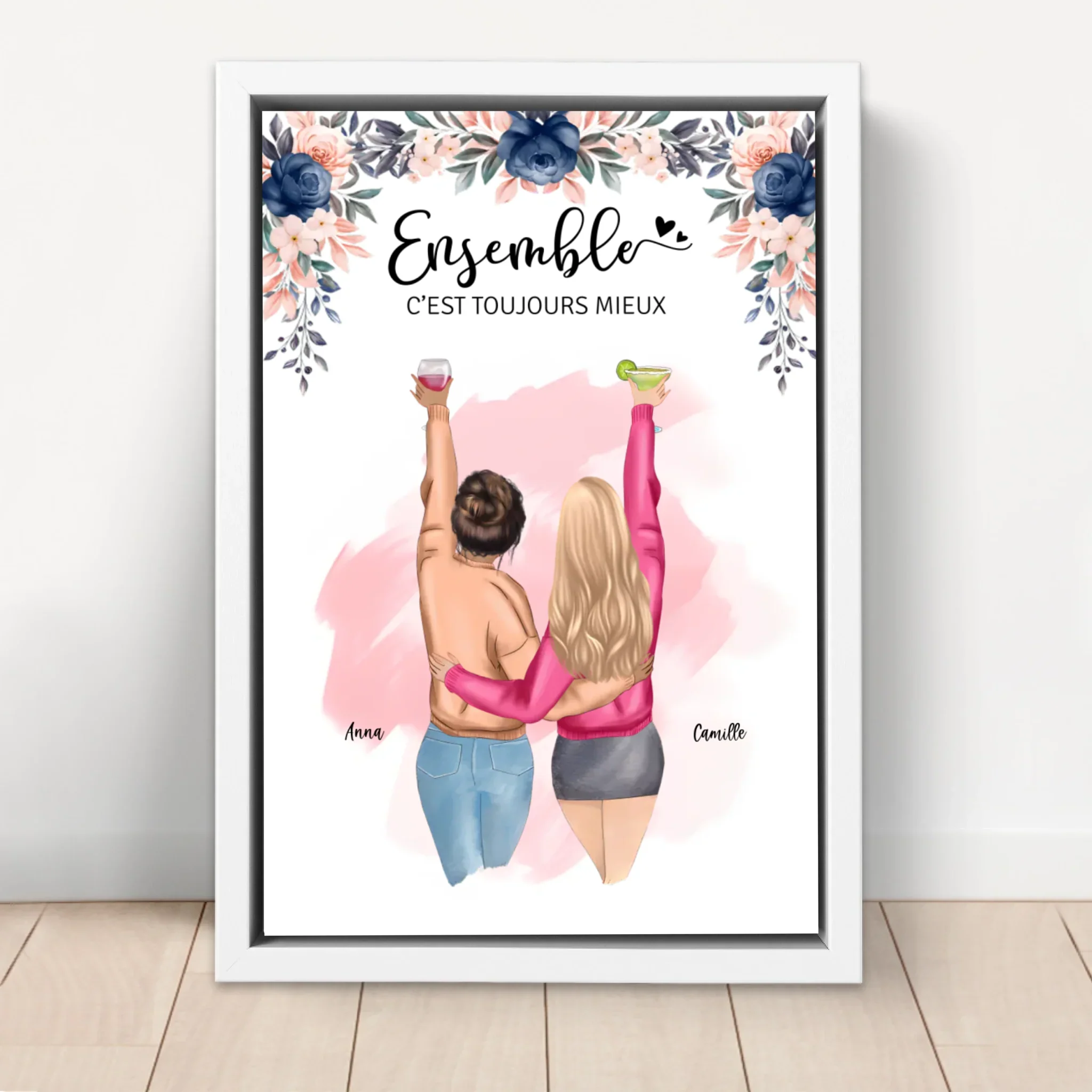 Toile personnalisée – Meilleurs amis pour toujours - Image 6