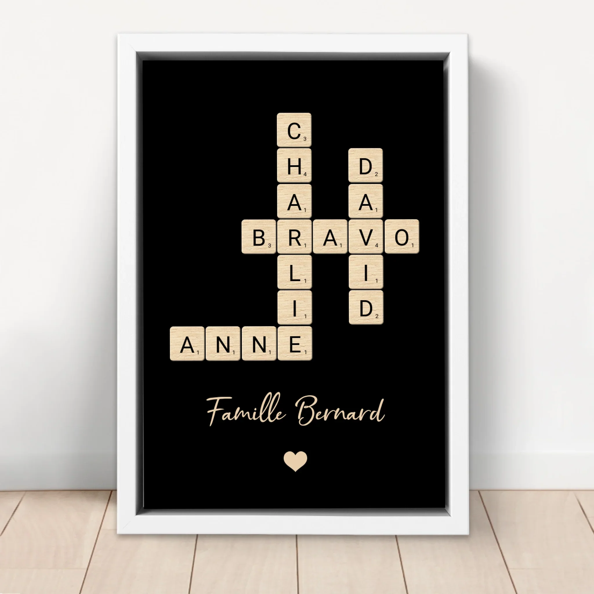 Toile personnalisée “Mots croisés en famille” - Image 6