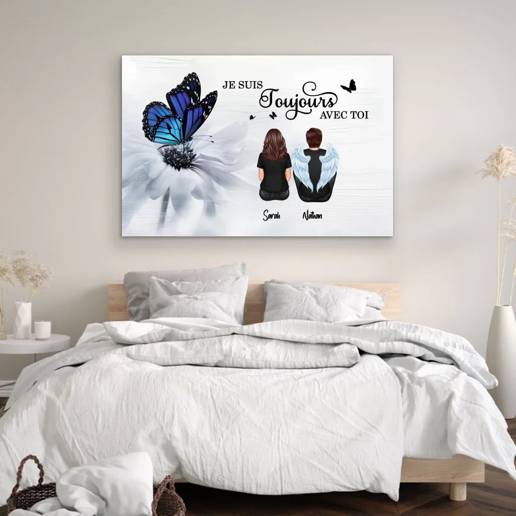 Toile personnalisée "Nous sommes toujours à tes côtés" - Image 4