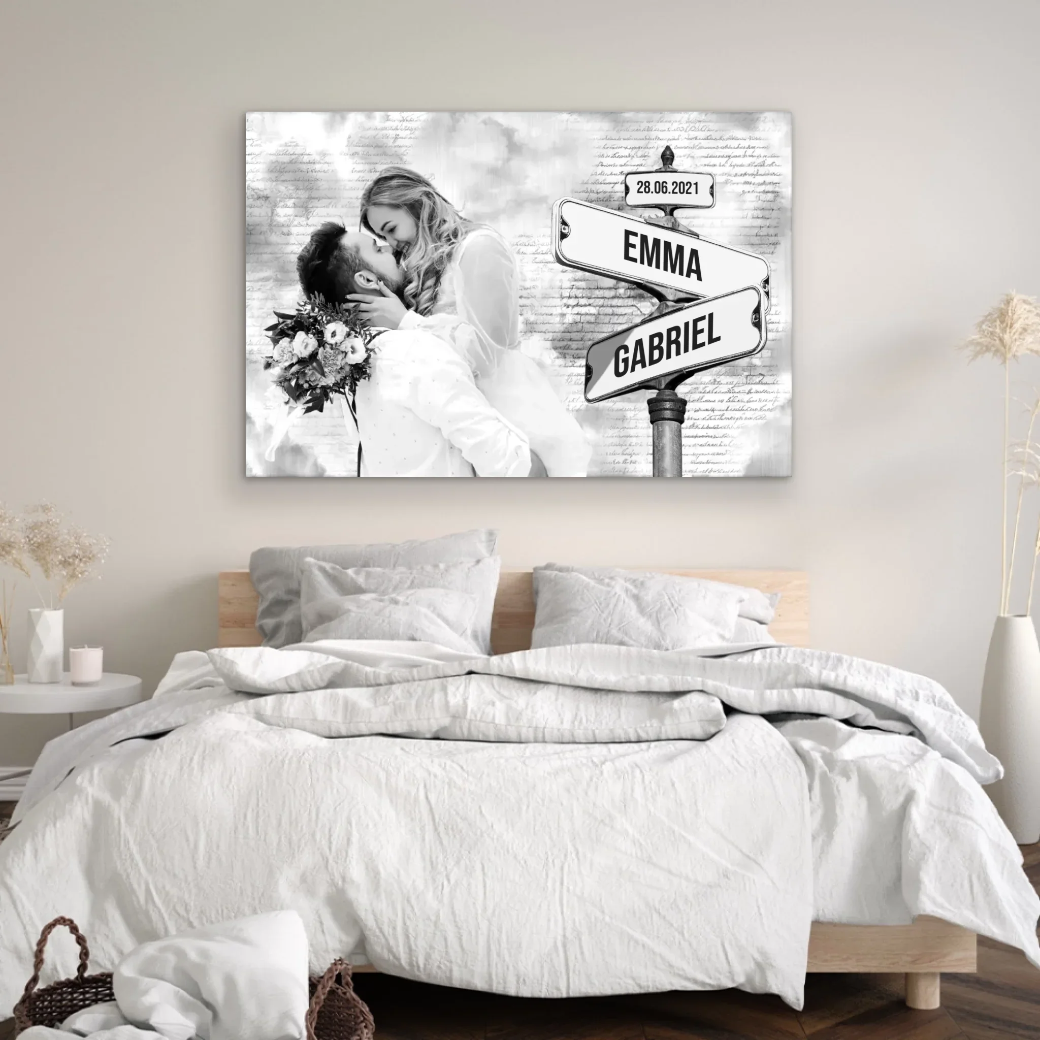 Toile personnalisée “Panneau de signalisation avec photo” - Image 4
