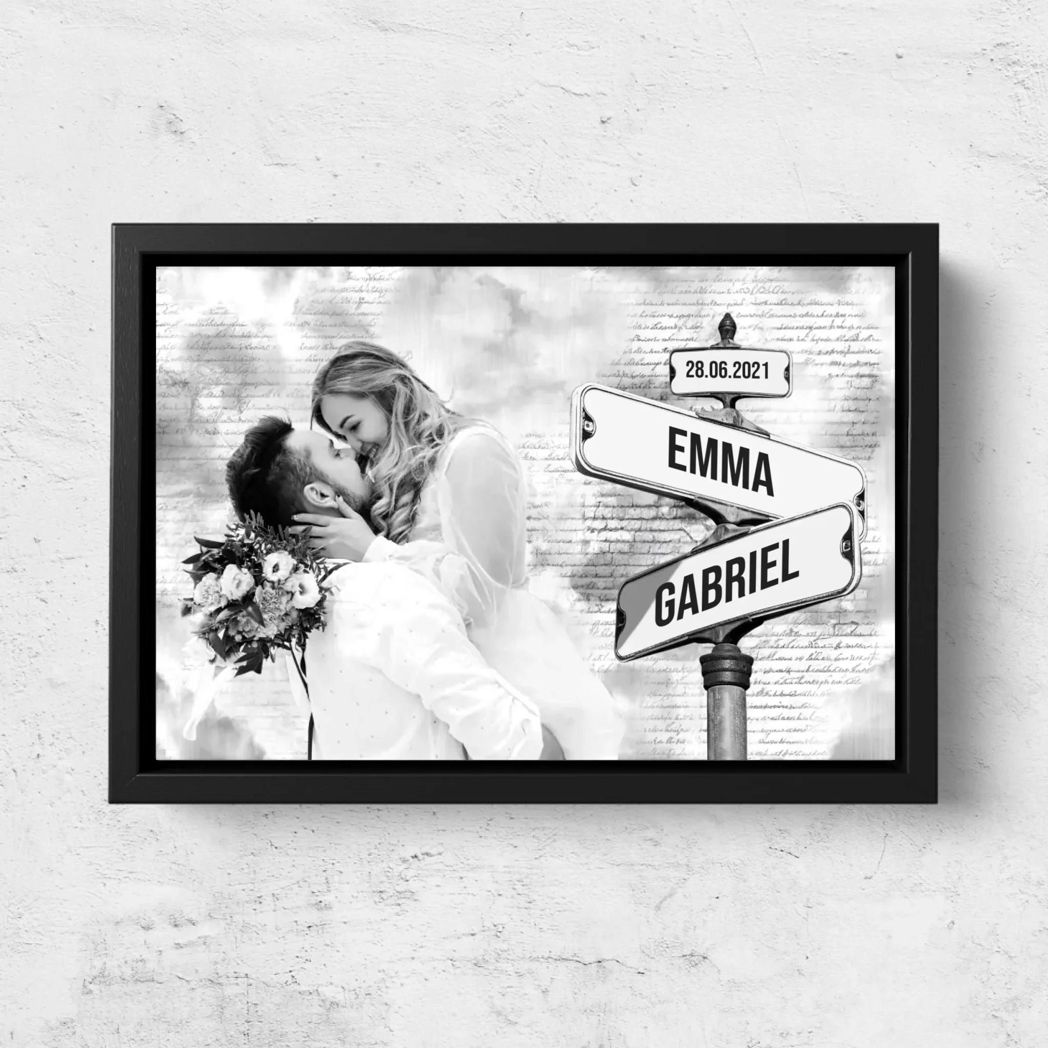 Toile personnalisée “Panneau de signalisation avec photo” - Image 5