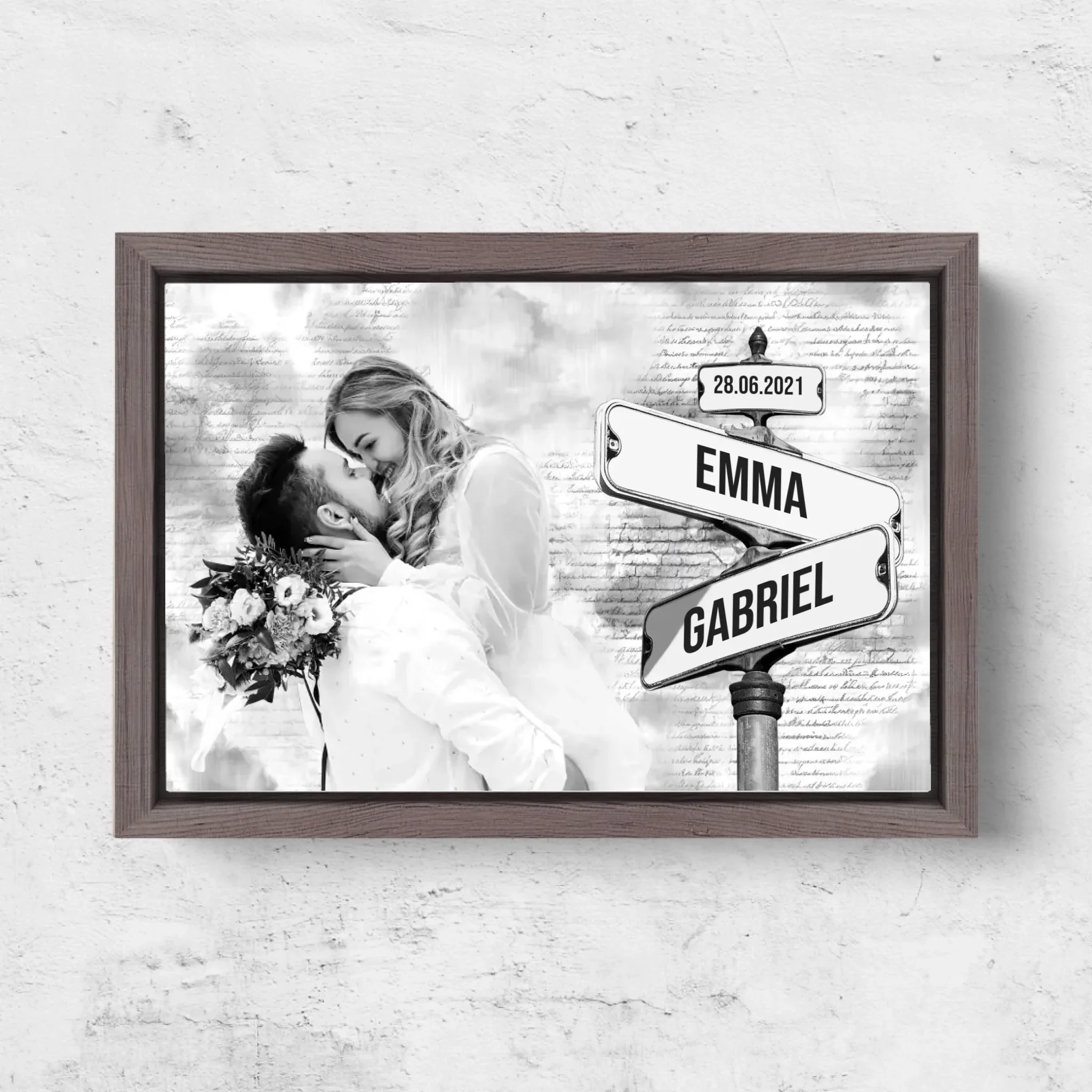 Toile personnalisée “Panneau de signalisation avec photo” - Image 6