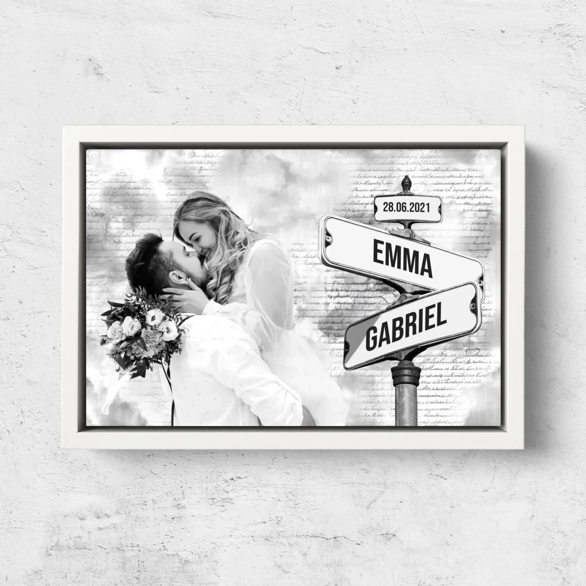 Toile personnalisée “Panneau de signalisation avec photo” - Image 7