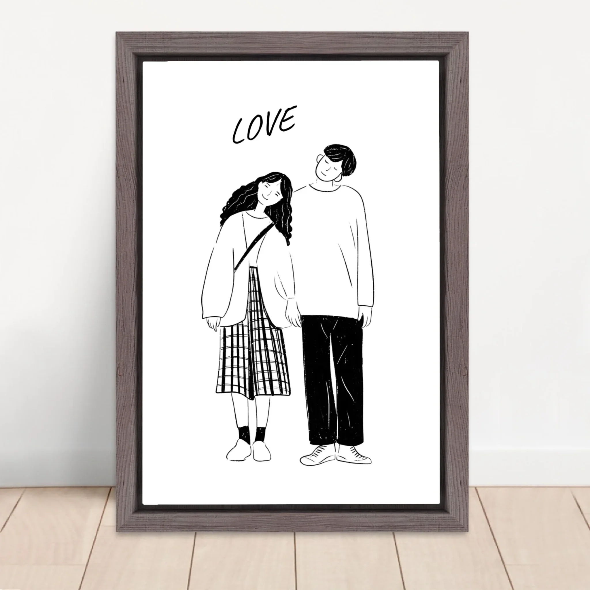 Toile personnalisée – Photo en dessin au trait - Image 5
