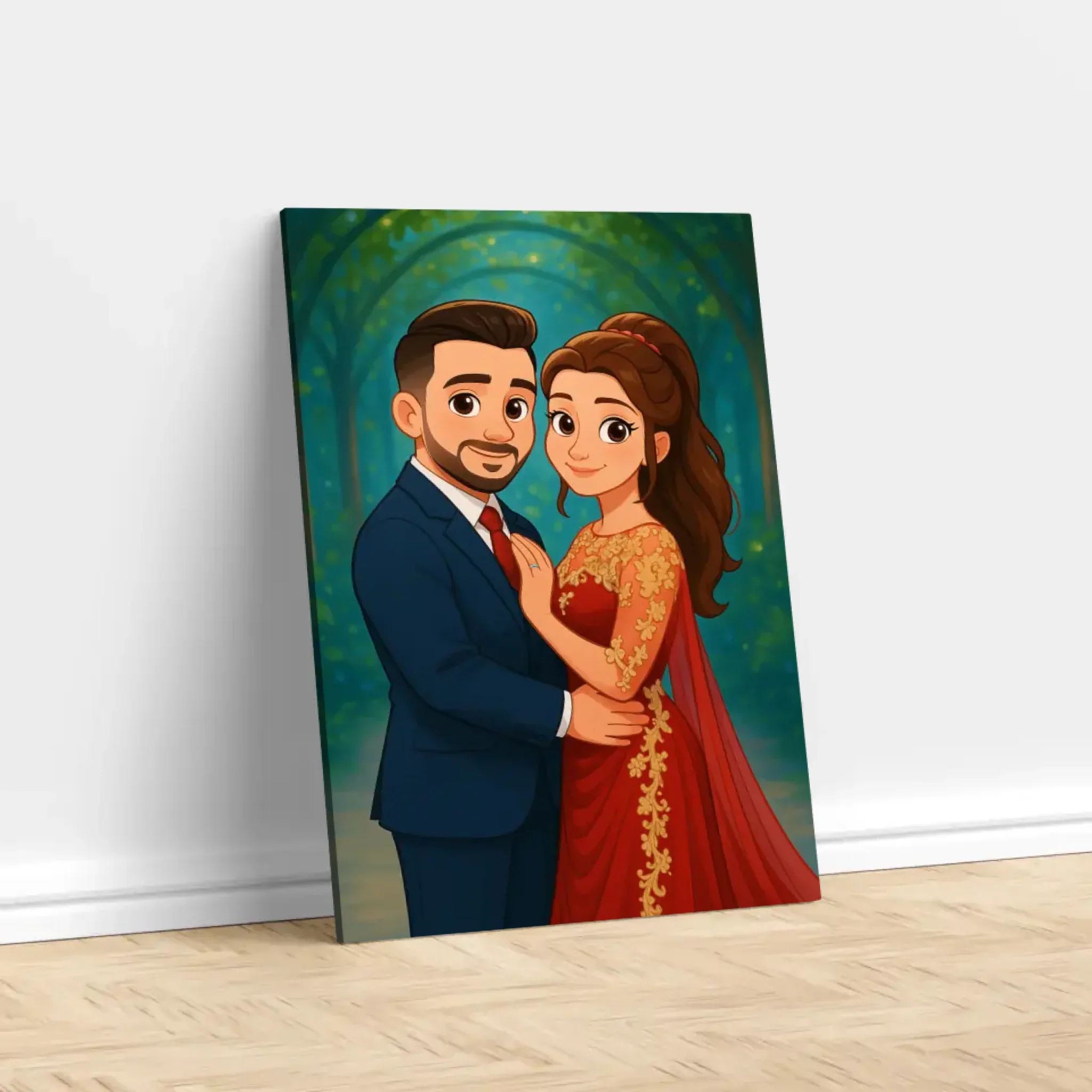 Toile personnalisée – Portrait enchanté à partir de votre photo - Image 3