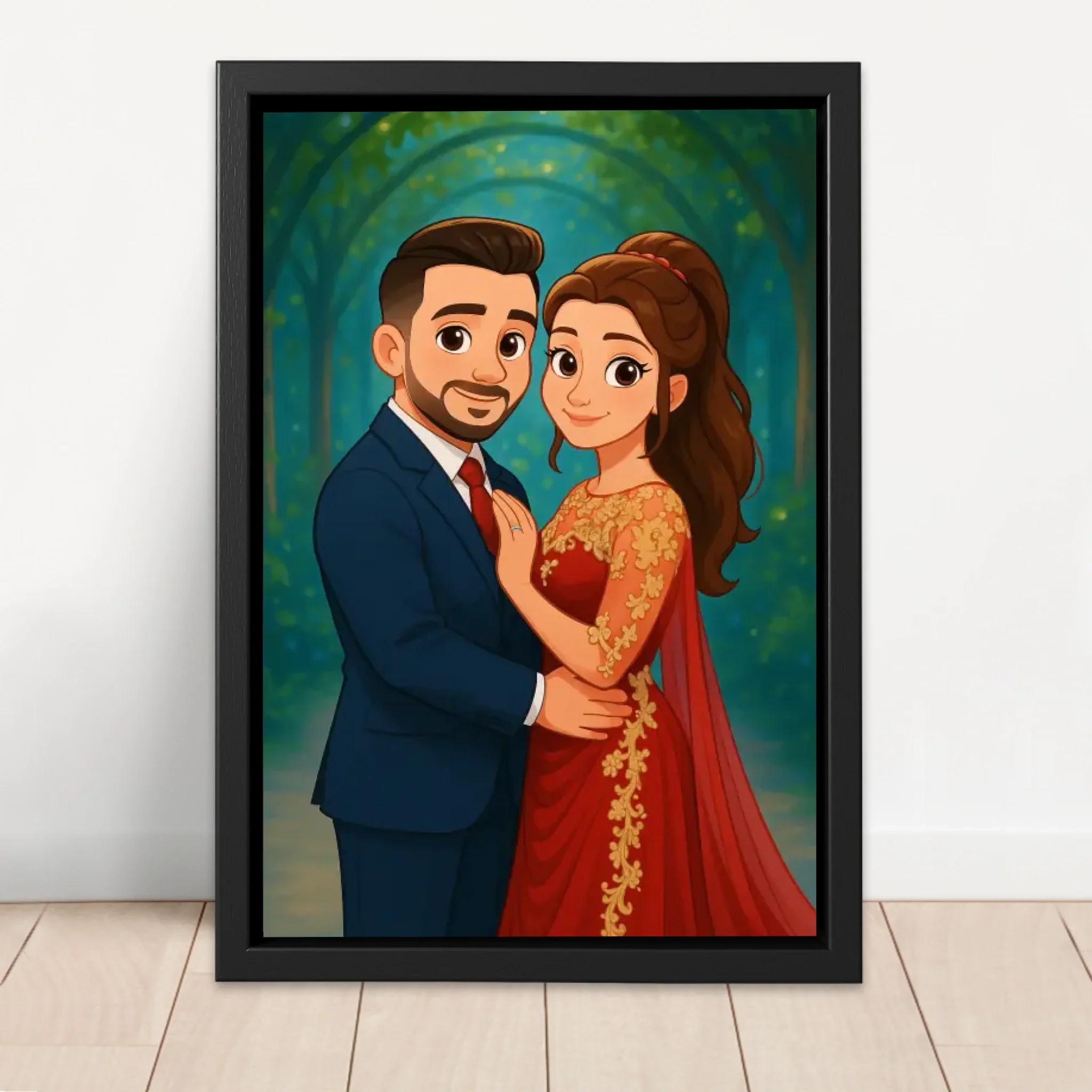 Toile personnalisée – Portrait enchanté à partir de votre photo - Image 4