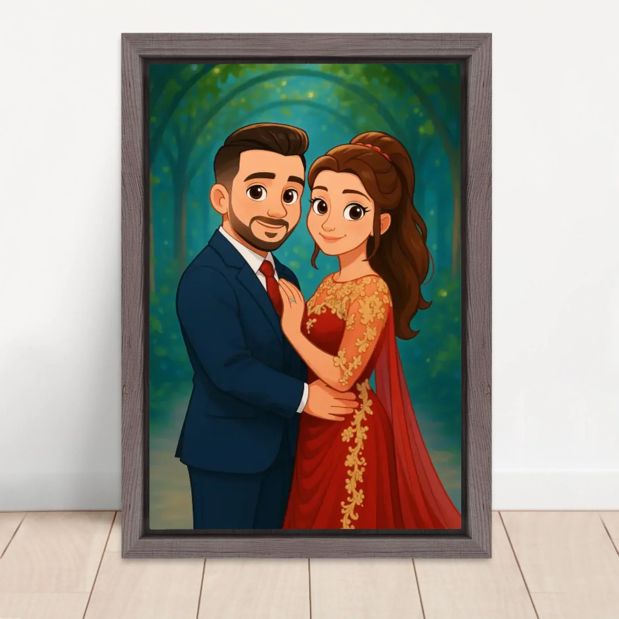 Toile personnalisée – Portrait enchanté à partir de votre photo - Image 5