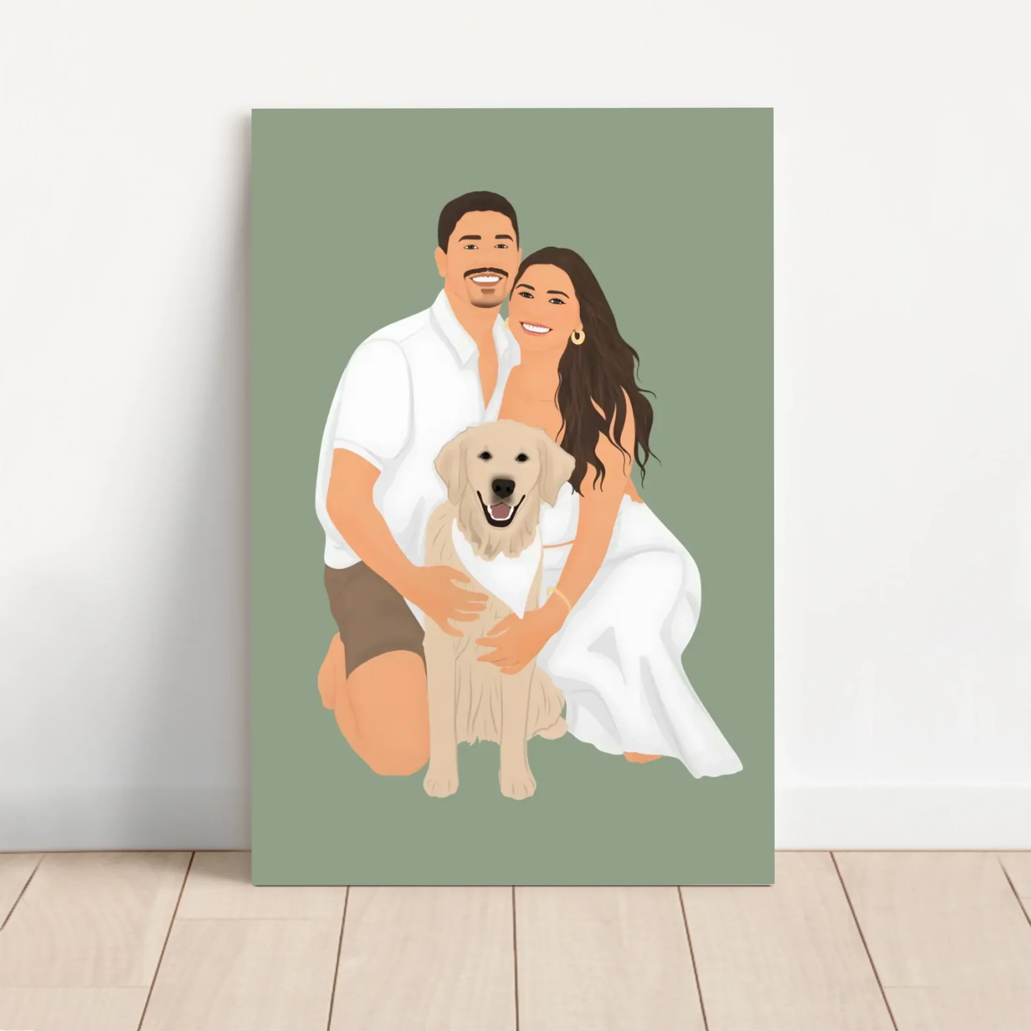 Toile personnalisée – Portrait sans visage à partir d’une photo