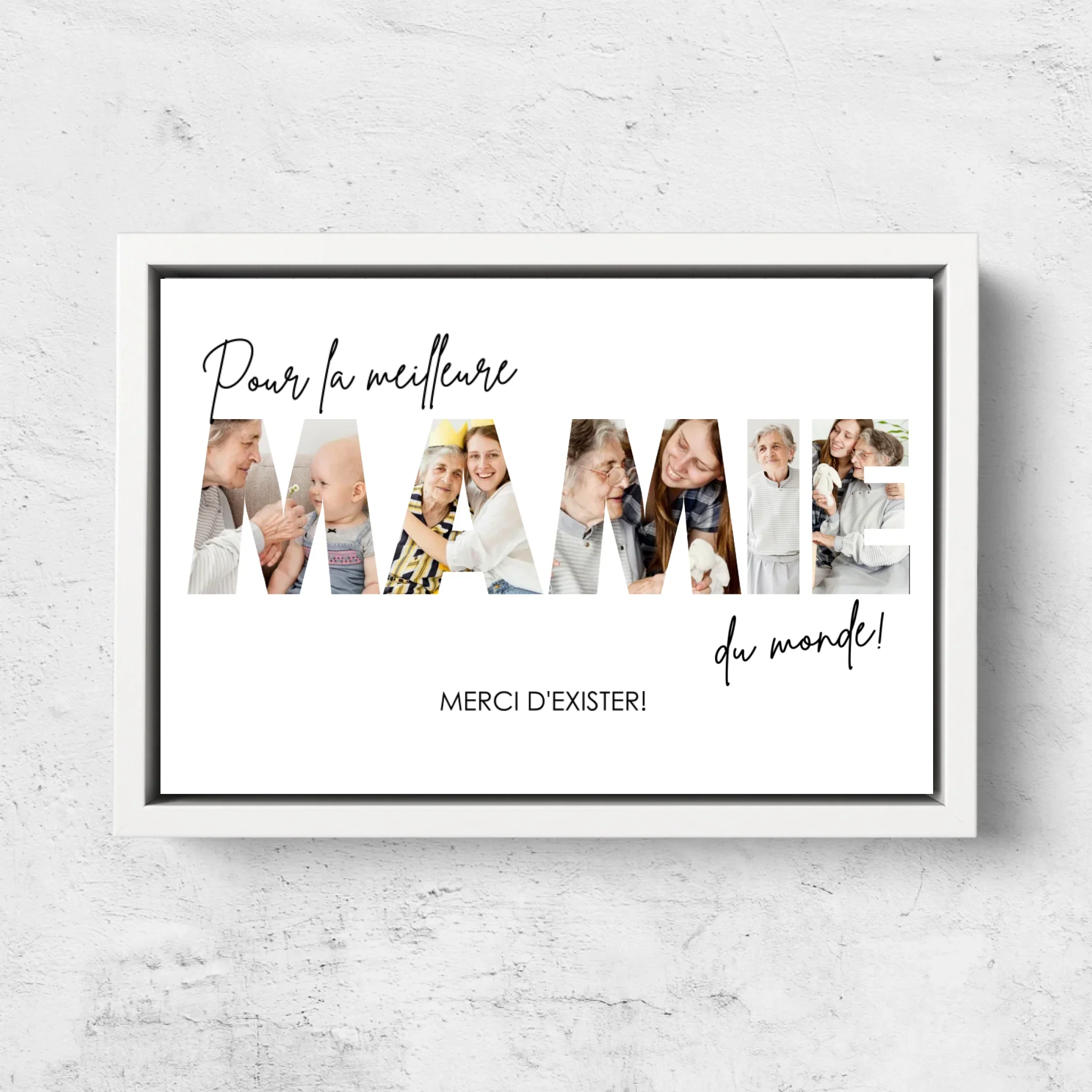 Toile personnalisée “Pour la meilleure grand-mère” - Image 7
