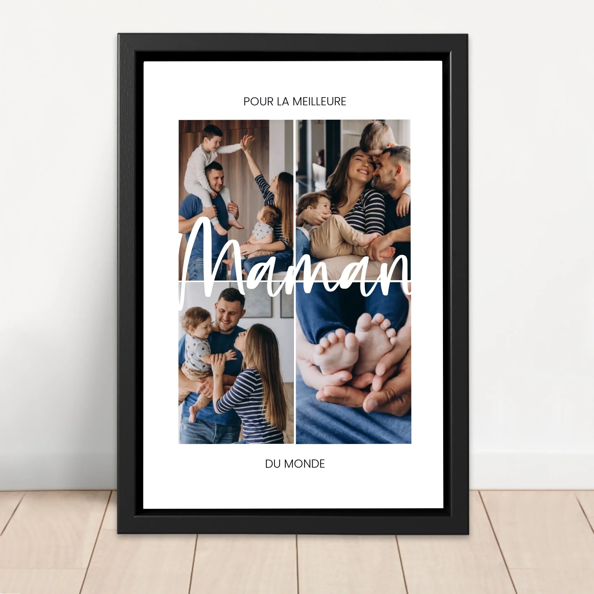 Toile personnalisée “Pour la meilleure maman du monde” - Image 4