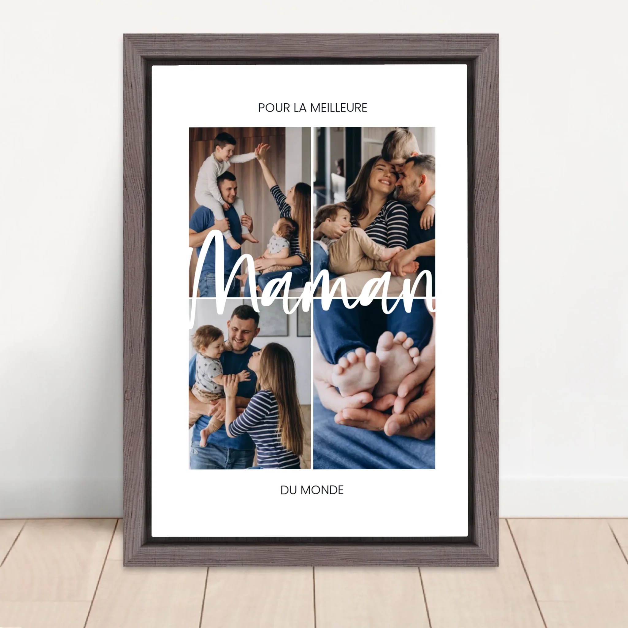 Toile personnalisée “Pour la meilleure maman du monde” - Image 5