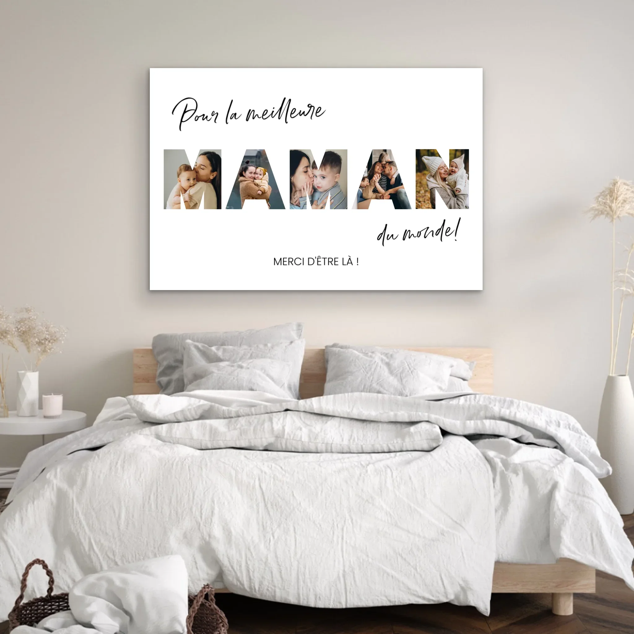 Toile personnalisée " Pour la meilleure maman du monde" - Image 3