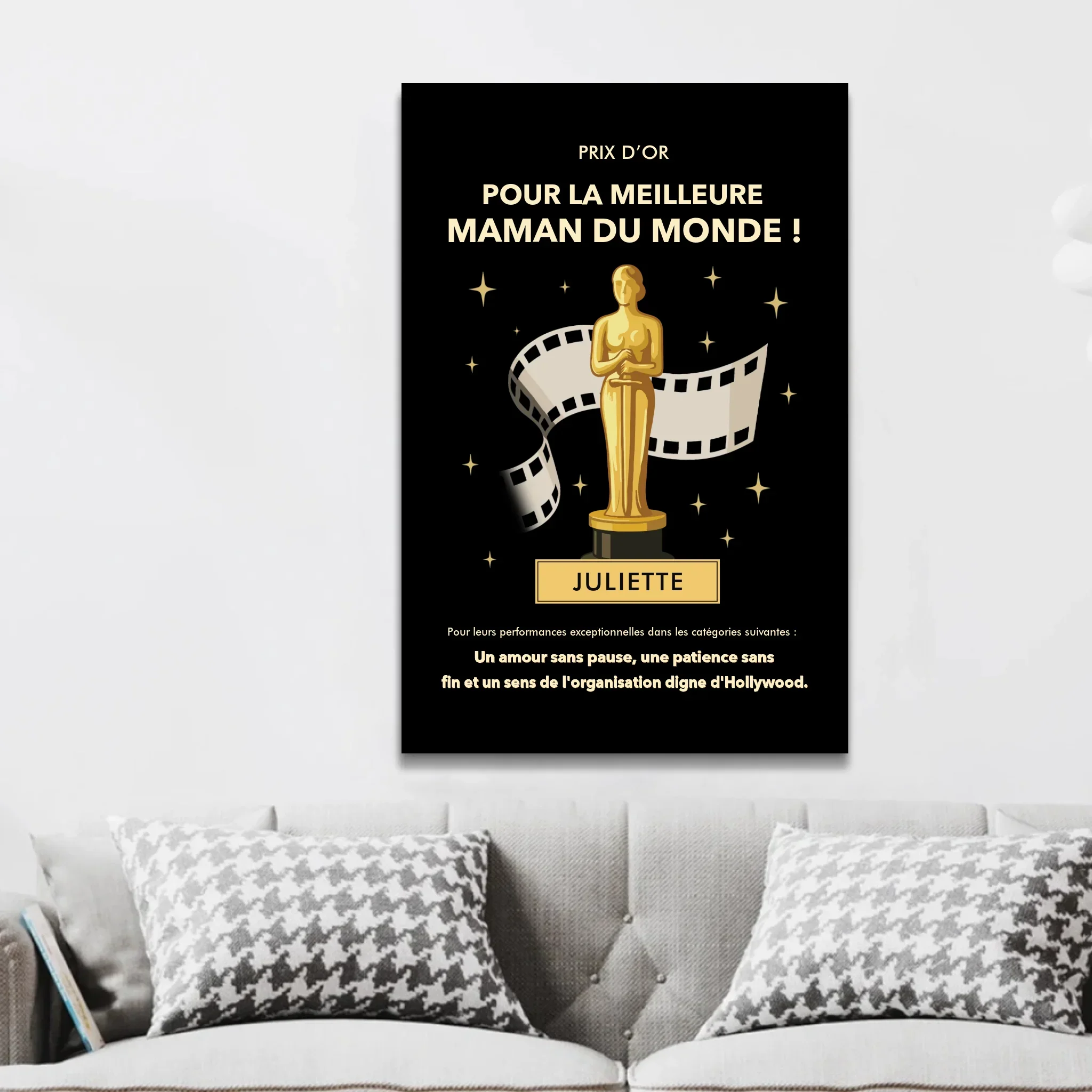 Toile personnalisée "Prix d’Or" - Image 2