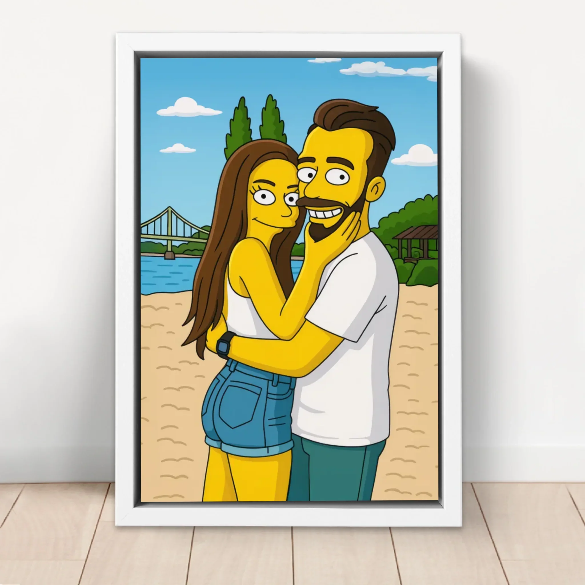Toile personnalisée – Style cartoon jaune - Image 6