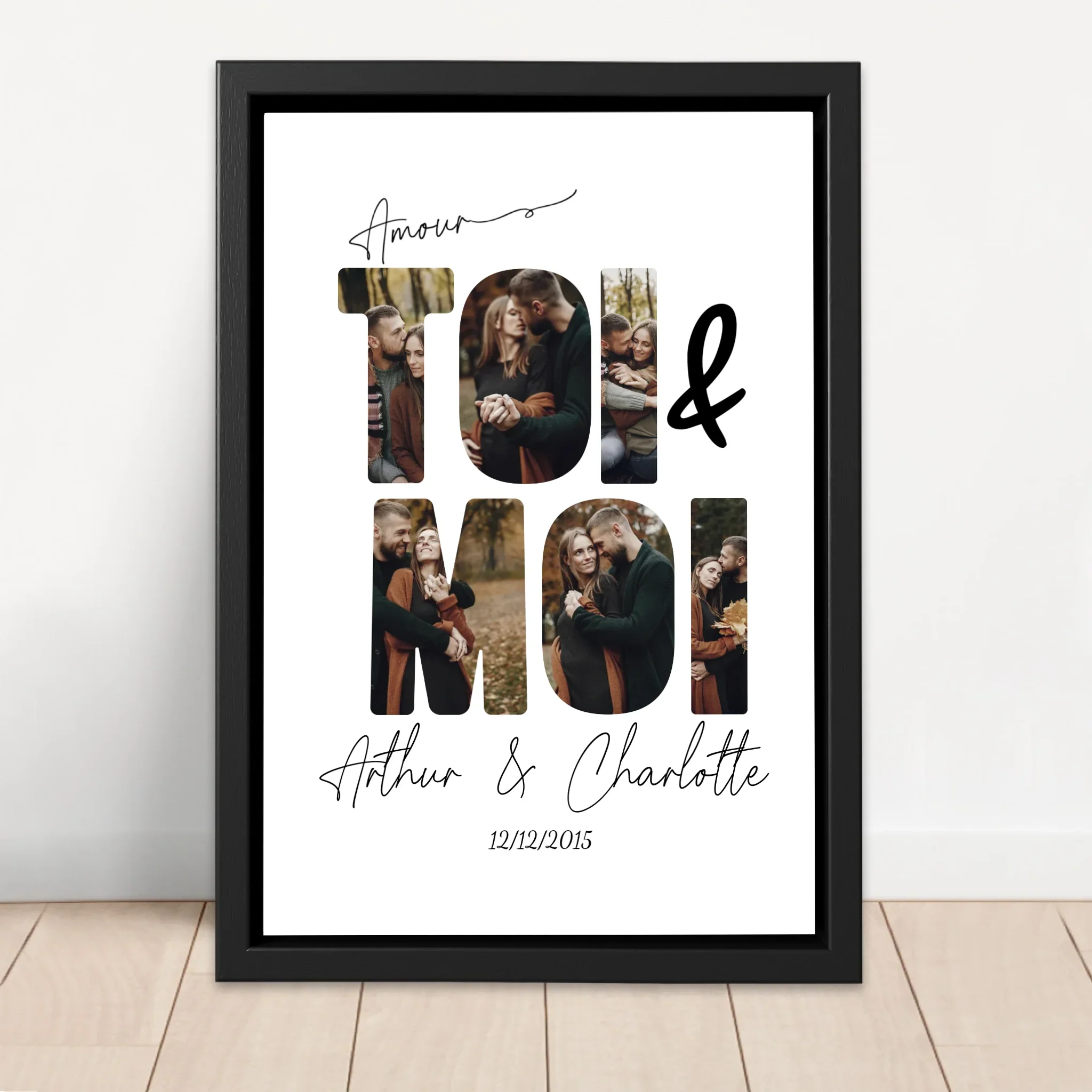 Toile personnalisée “Toi et moi” - Image 4