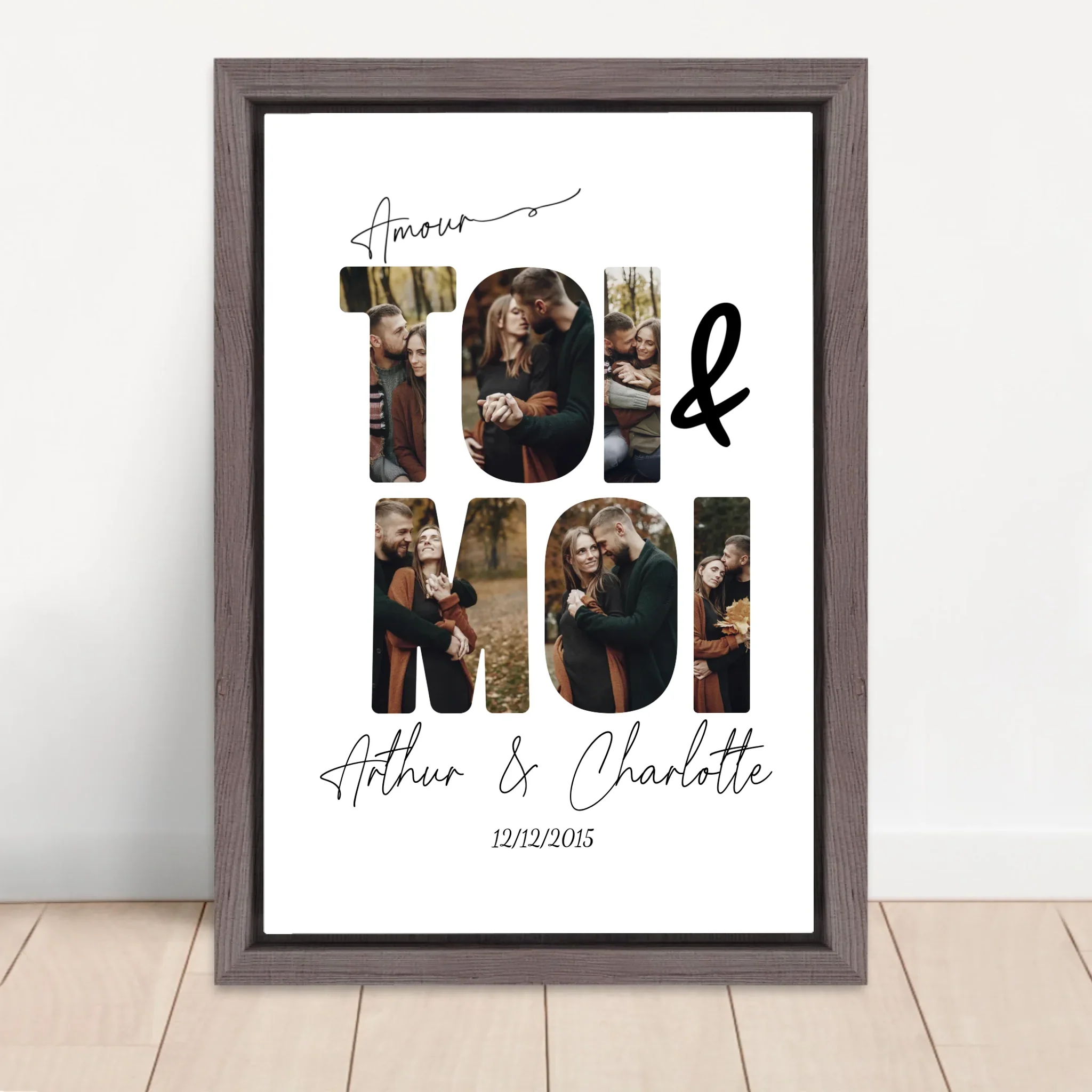 Toile personnalisée “Toi et moi” - Image 5