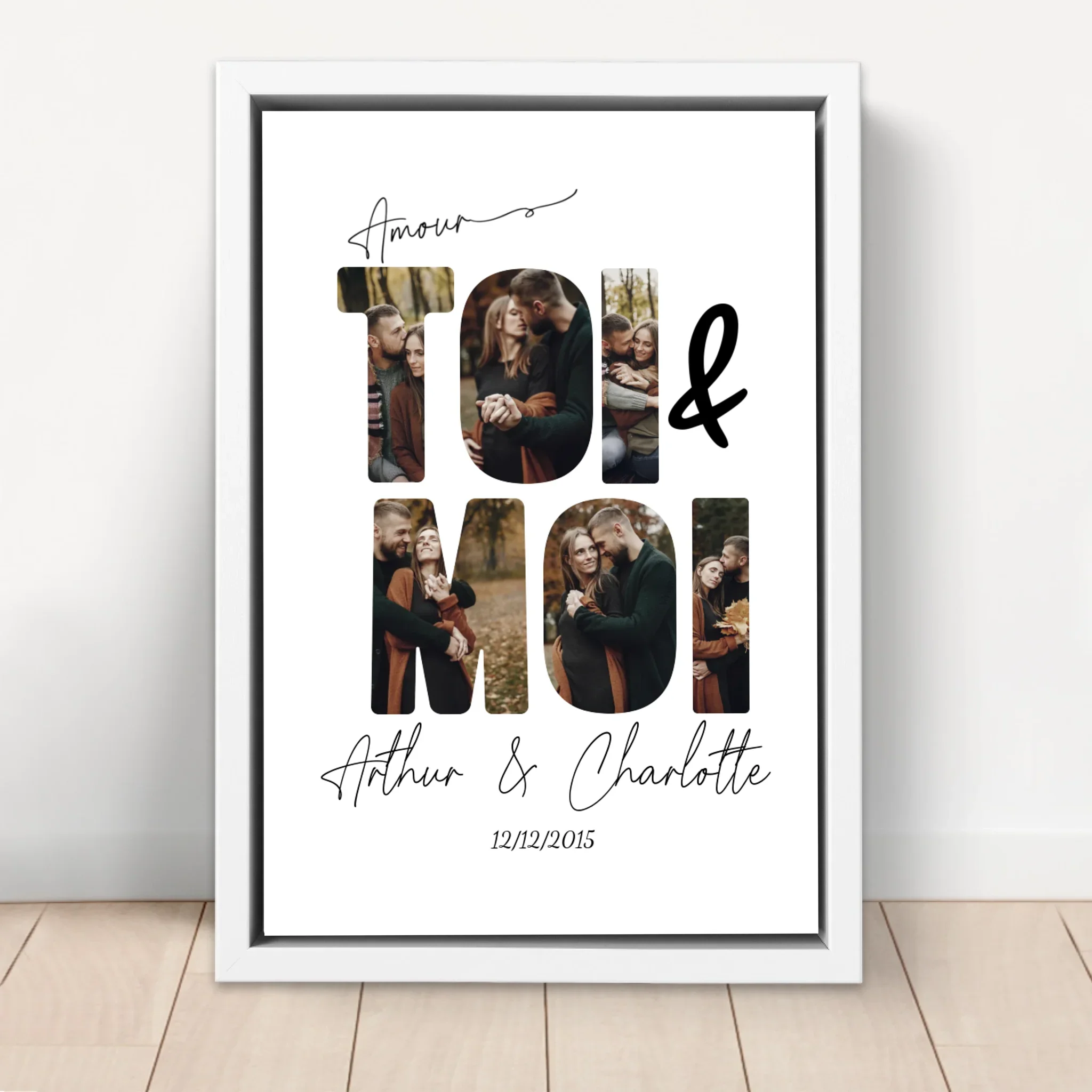 Toile personnalisée “Toi et moi” - Image 6