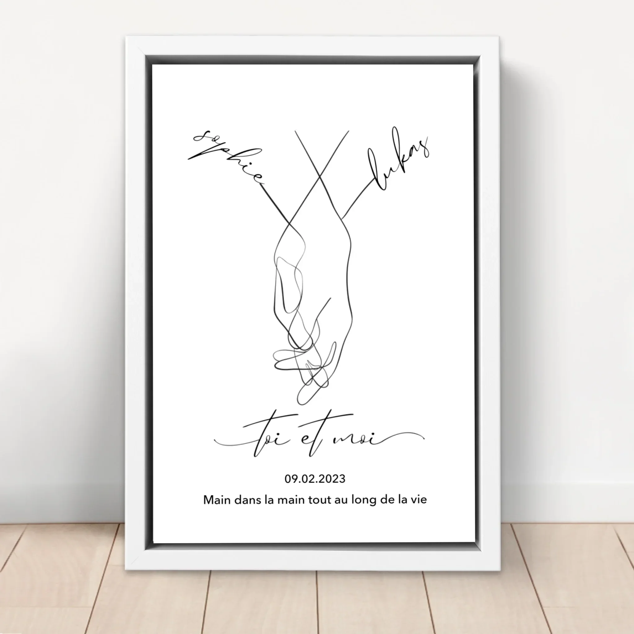 Toile personnalisée “Toi et moi” - Image 6